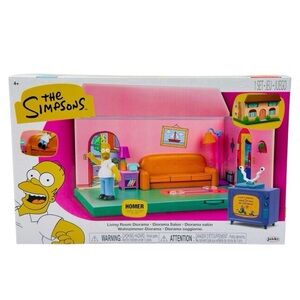 Jakks Pacific The Simpsons Living Room Diorama Playset
New In Box
Includes Homer